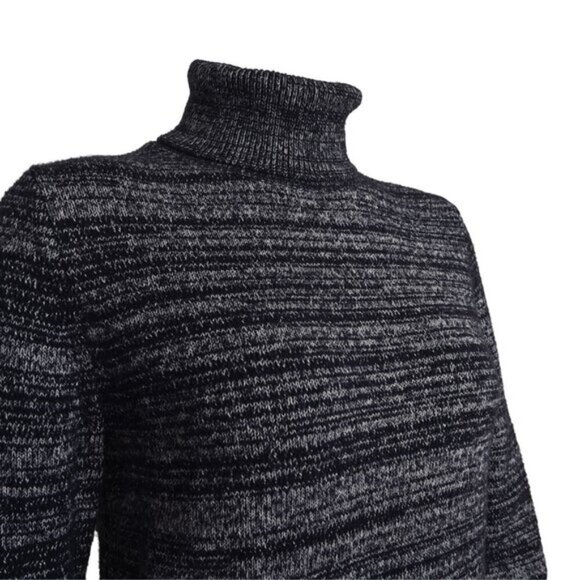 J. Crew Turtleneck Sweater Space Dyed Blue Black Size Small - Picture 4 of 10